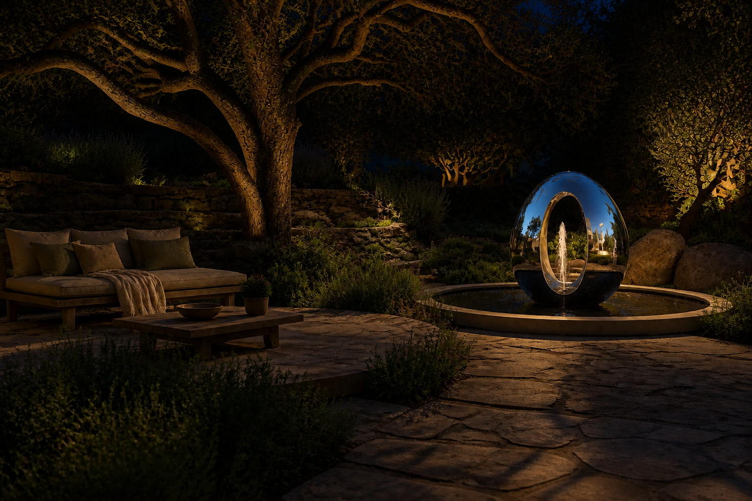 Riva — stone fountain by 1-OPH