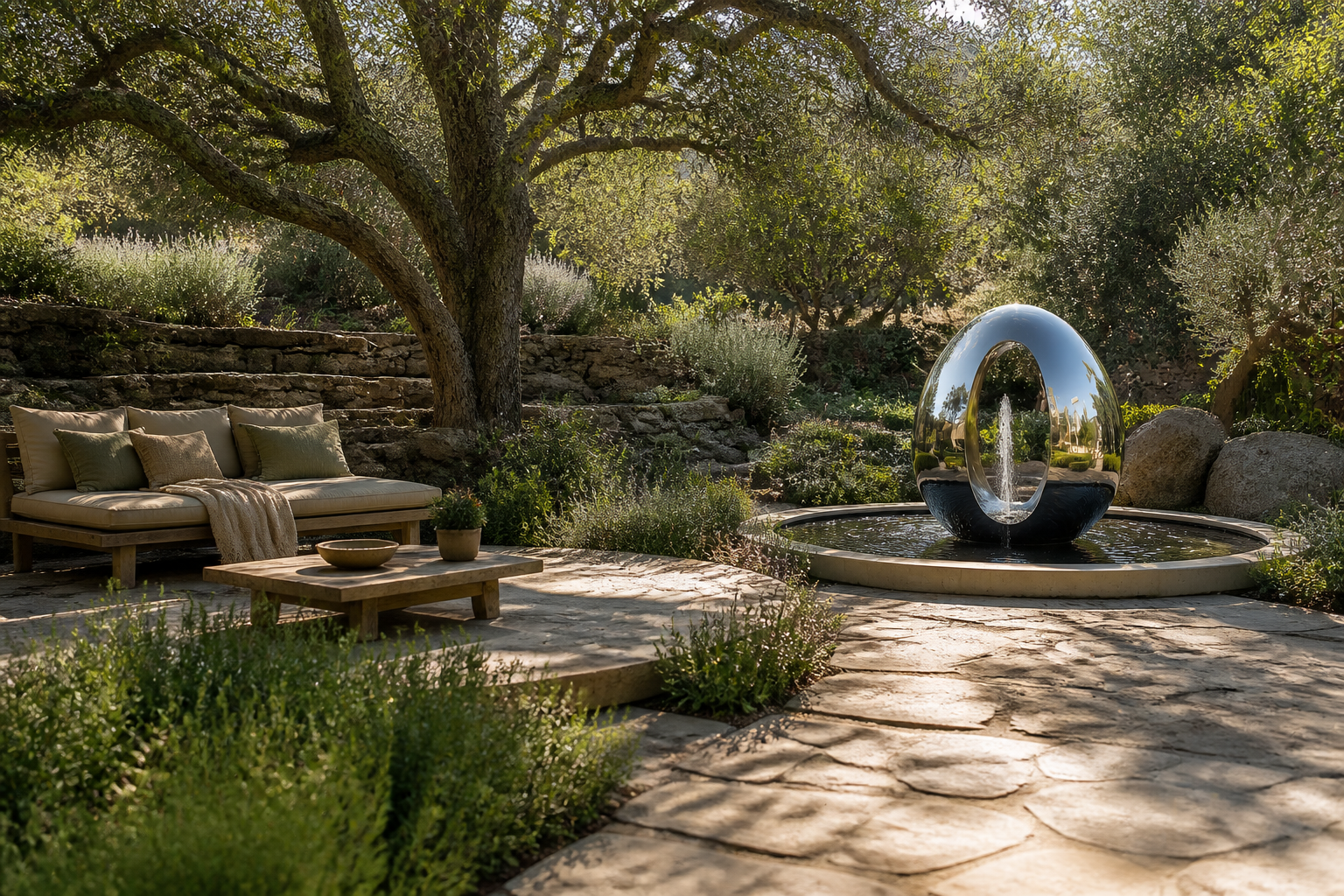Riva — stone fountain by 1-OPH