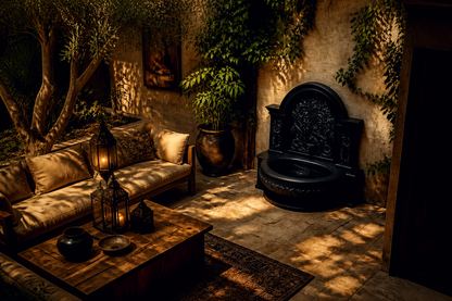 Kiri — stone wall fountain by 1-OPH