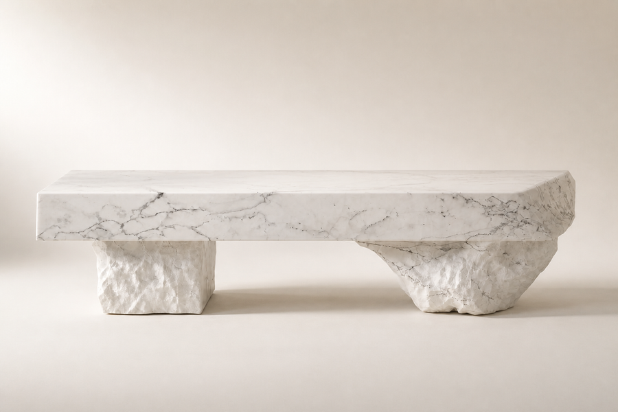 Carrara Raw Balance Bench