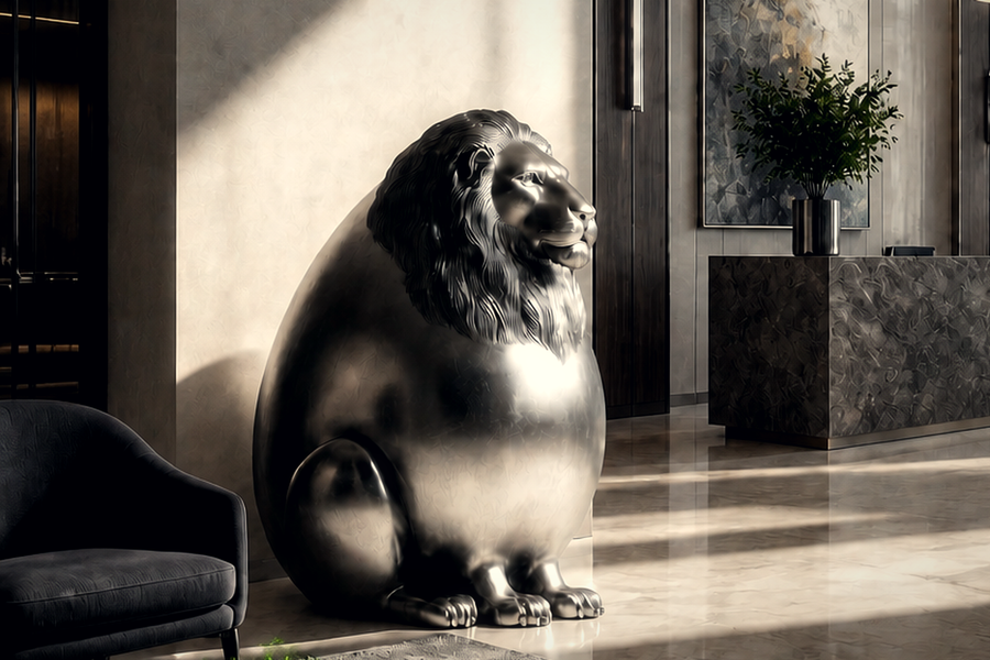 Chapada — Stainless steel sculpture by 1-OPH