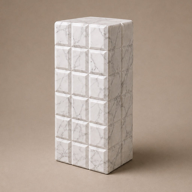 Cushion Grid Column — Carrara
