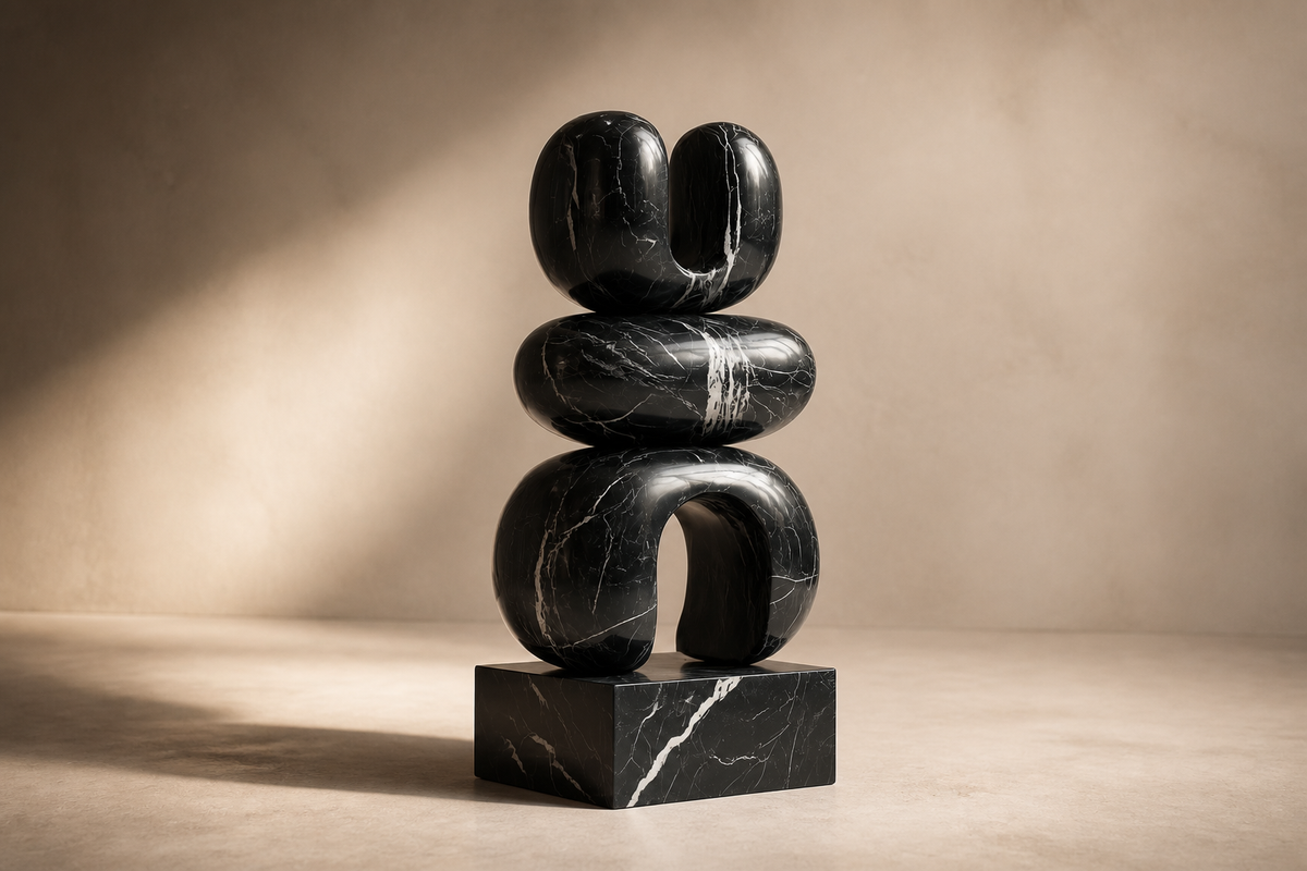 Ergere — stone sculpture by 1-OPH