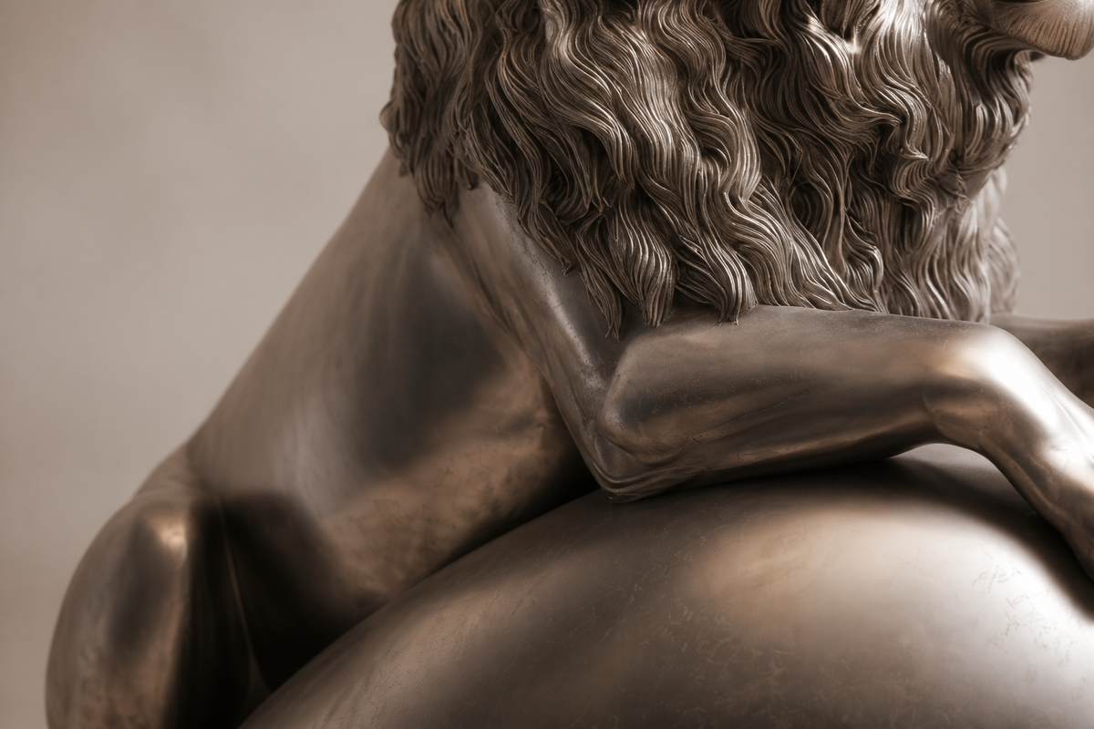 Exorta — Bronze egg sculpture by 1-OPH