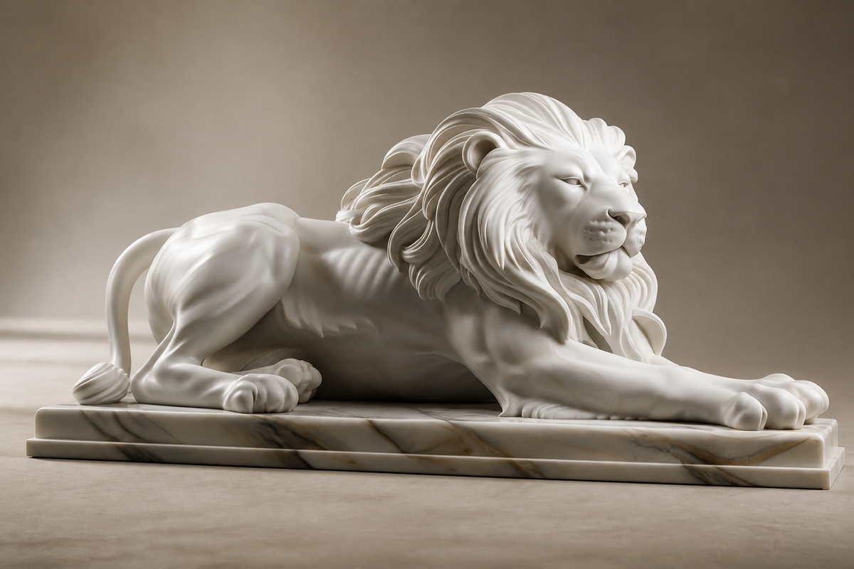 Floresta — Marble sculpture by 1-OPH