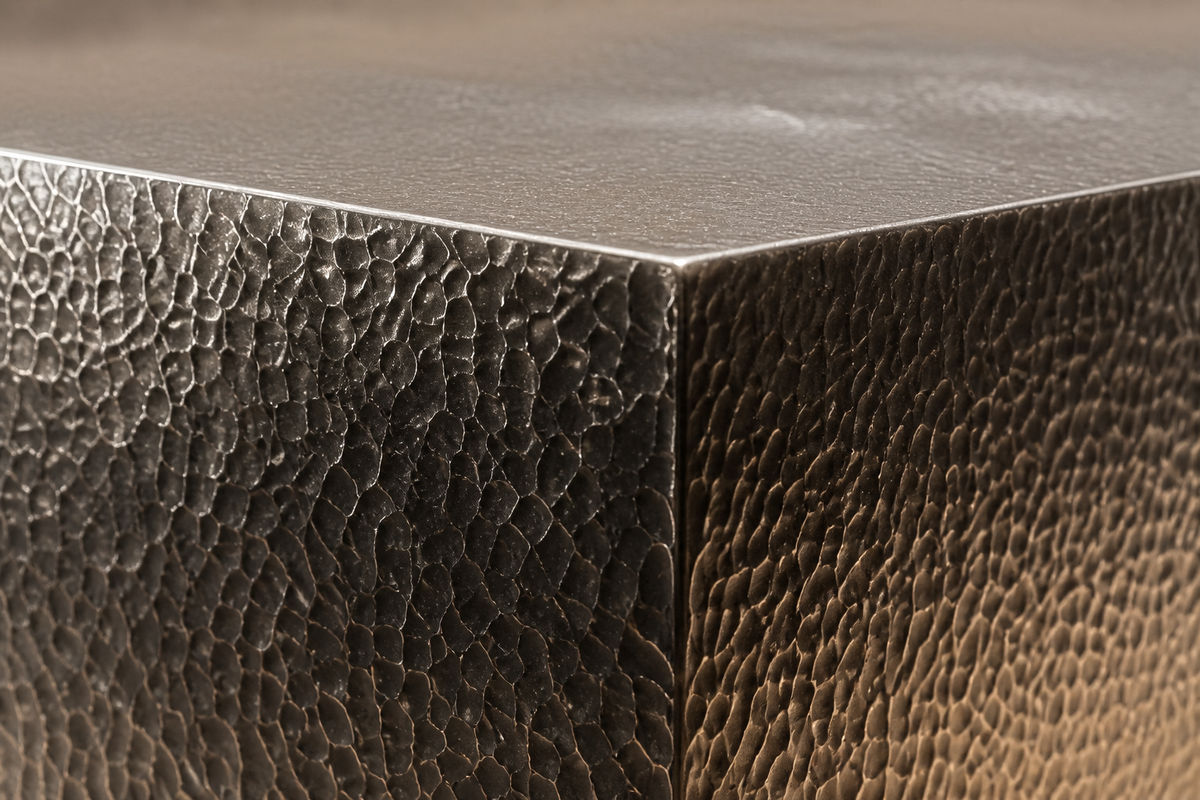 Hammered Gunmetal Base — Deep