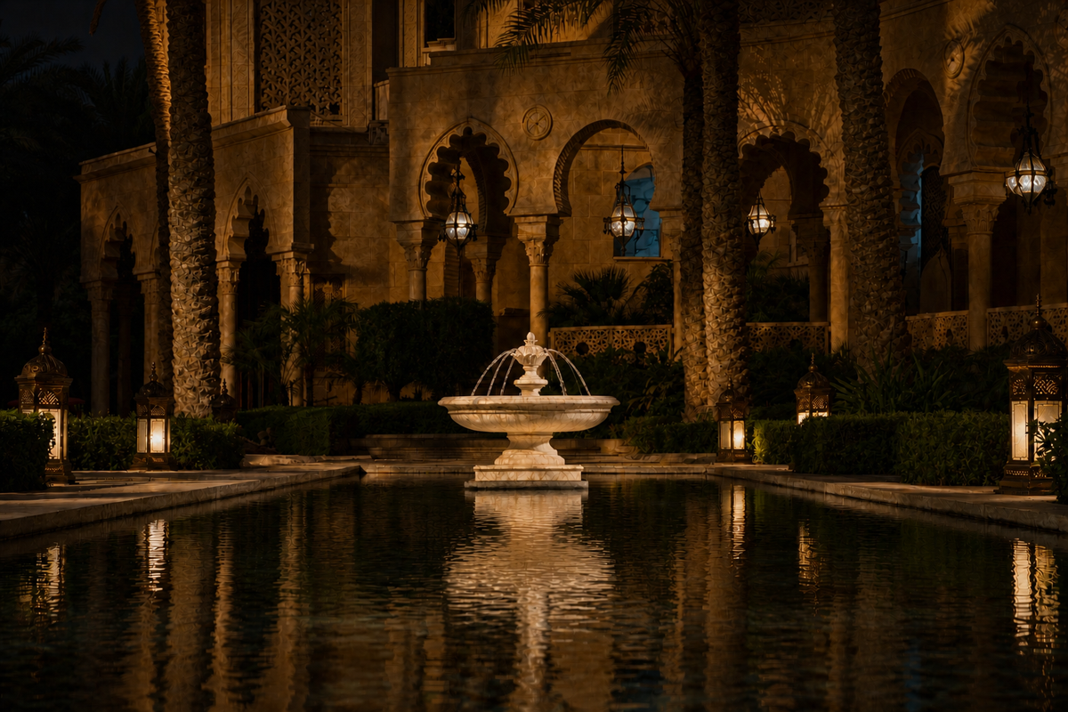 Nemi stone tiered fountain, installed against a stone wall in a daylit room