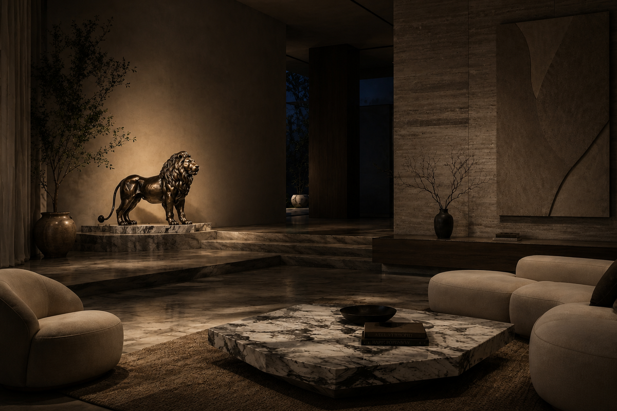 Nevado — Bronze on marble sculpture by 1-OPH