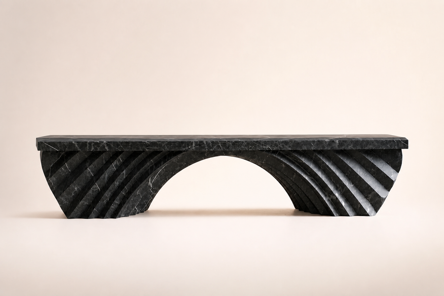 Nocturne Arch Marble Bench