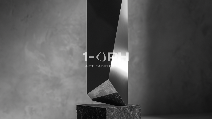 Obsidian Vector — Architectural Mirror Monolith