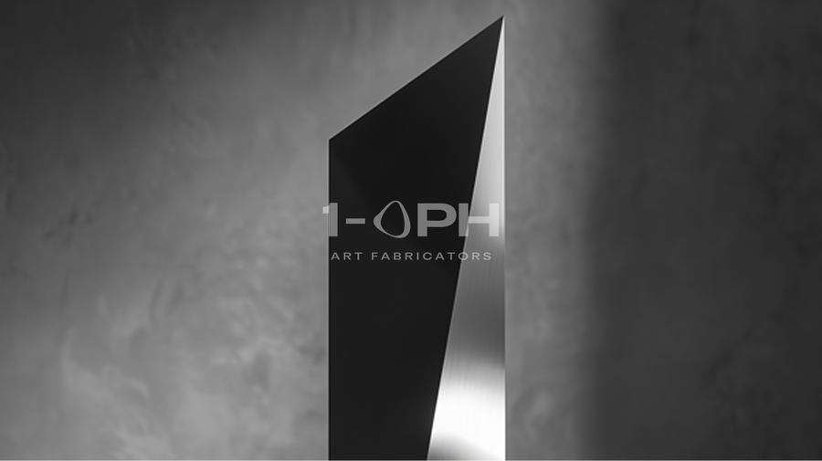 Obsidian Vector — Architectural Mirror Monolith