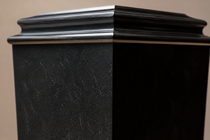 Tapered Pedestal Base Slim black granite plinth base by 1-OPH, surface detail