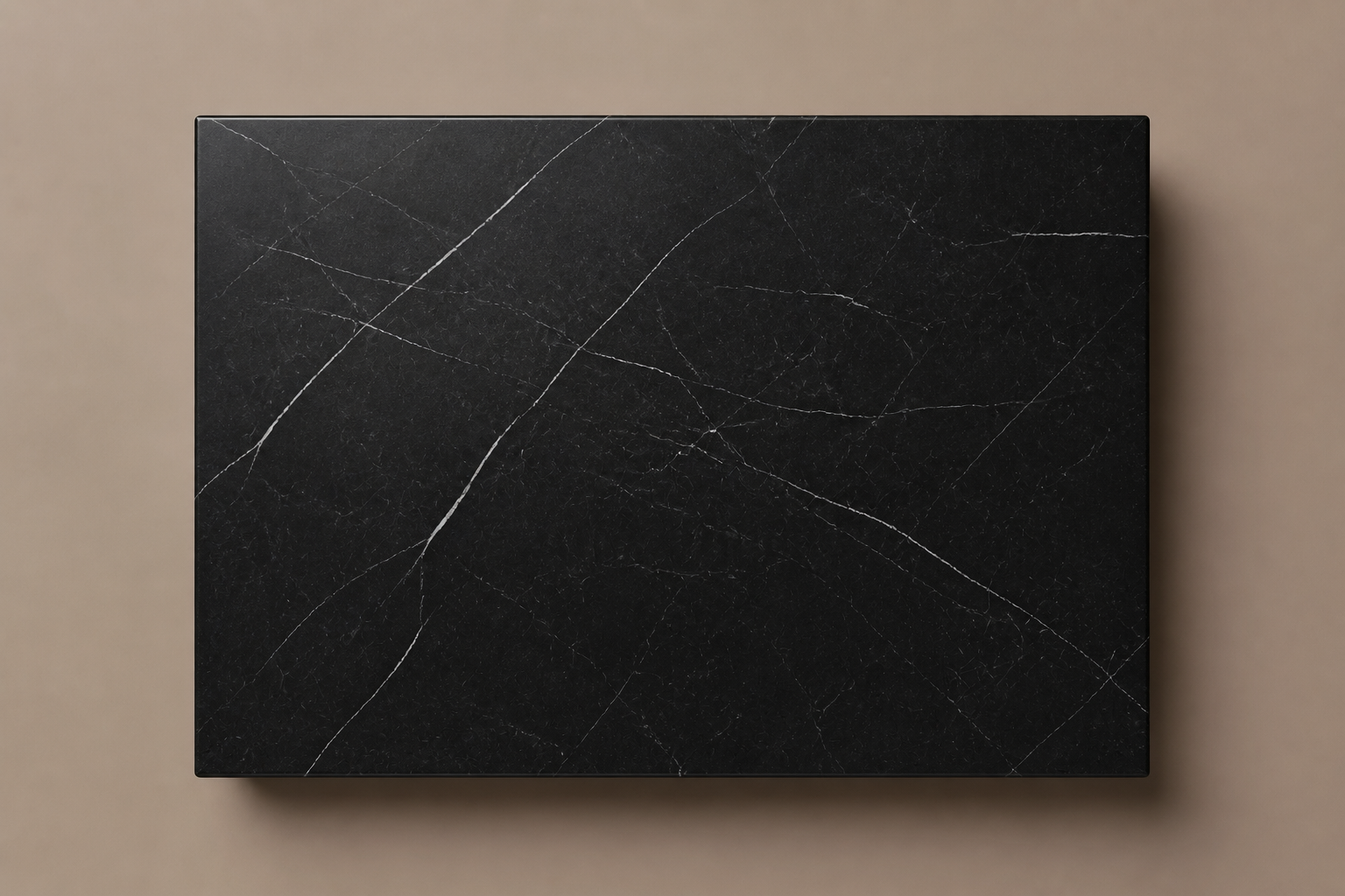 Grooved Band Base Plinth black marble plinth base by 1-OPH, overhead view