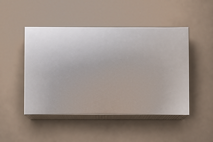 Brushed Stainless Base stainless steel 316 plinth base by 1-OPH, overhead view
