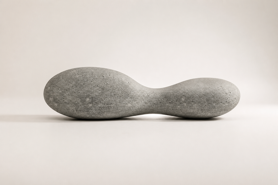 PEBBLE FLOW BENCH XIII