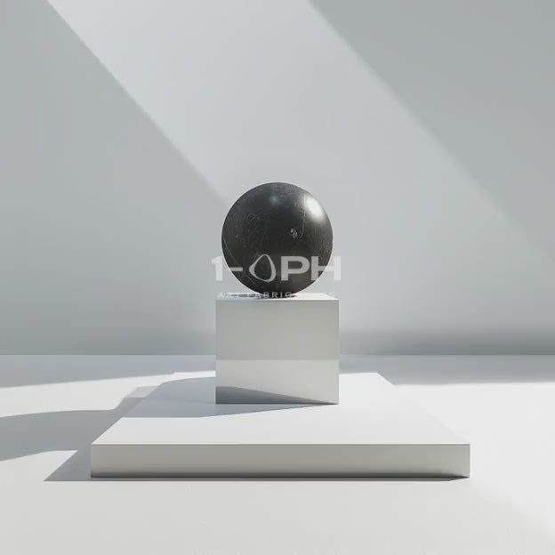 ORBIT I — Sphere on Mirror Plinth