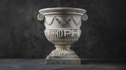 Garland Estate Marble Urn Planter