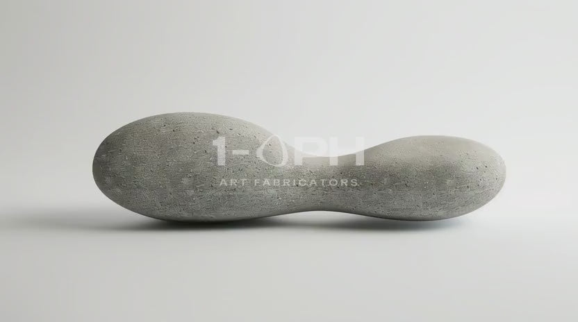 Load video: PEBBLE FLOW BENCH XIII