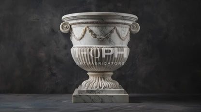 Garland Estate Marble Urn Planter