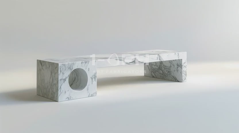 Load video: Carrara Void Bench