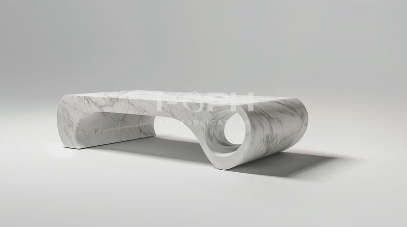 Load video: Carrara Loop Bench