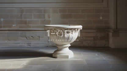 Carrara Acanthus Classical Marble Urn Planter