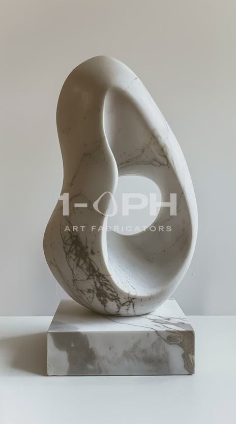 Ivory Continuum — Collectible Marble Sculpture