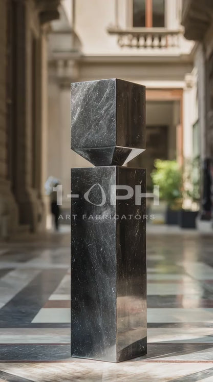 Facet Planter — Sculpted Stainless Series