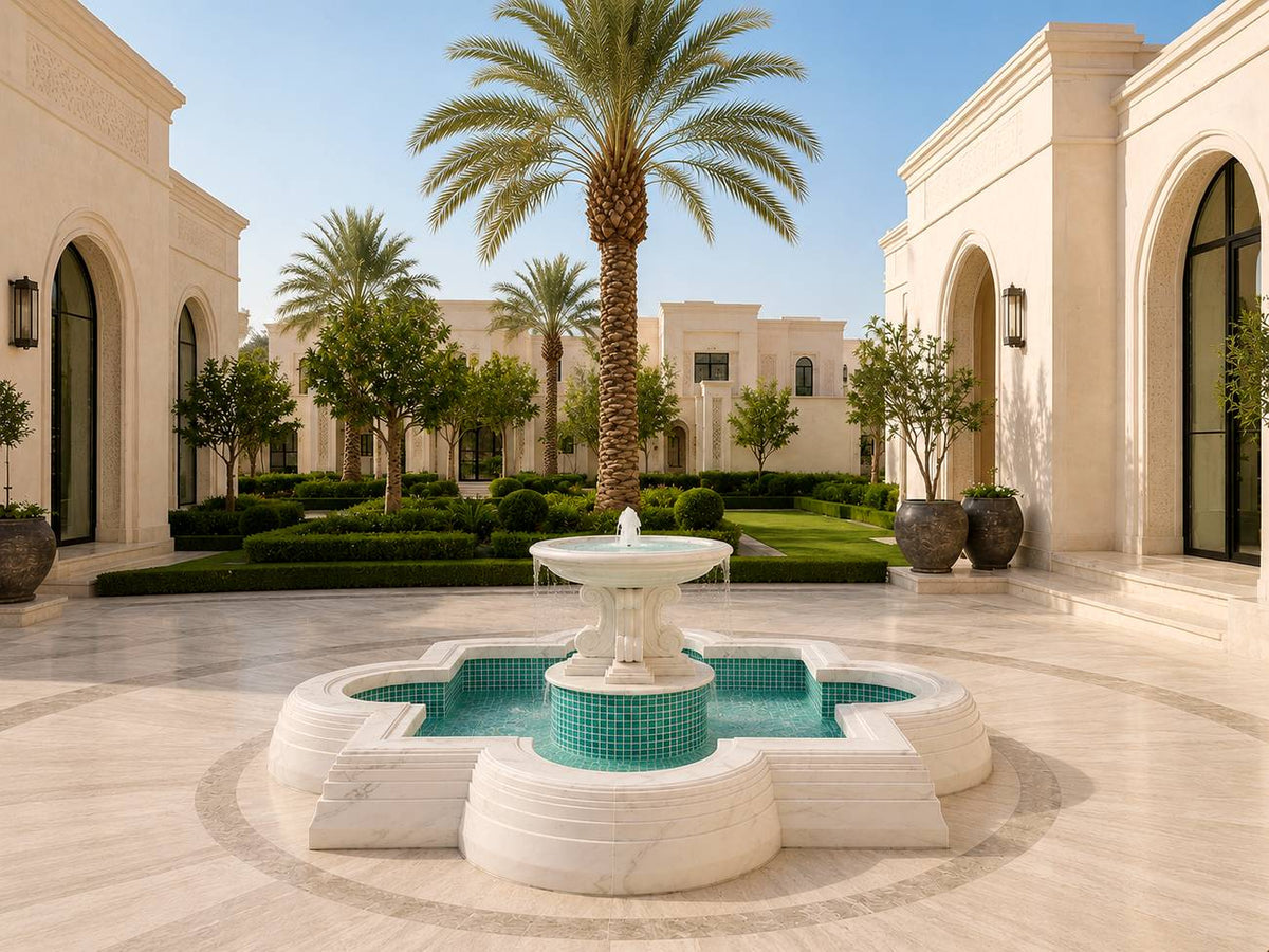 The Quatrefoil fountain