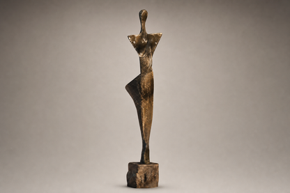 Sahar elongated bronze figure sculpture by 1-OPH