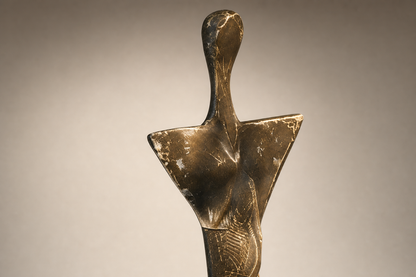 Sahar elongated bronze figure sculpture by 1-OPH