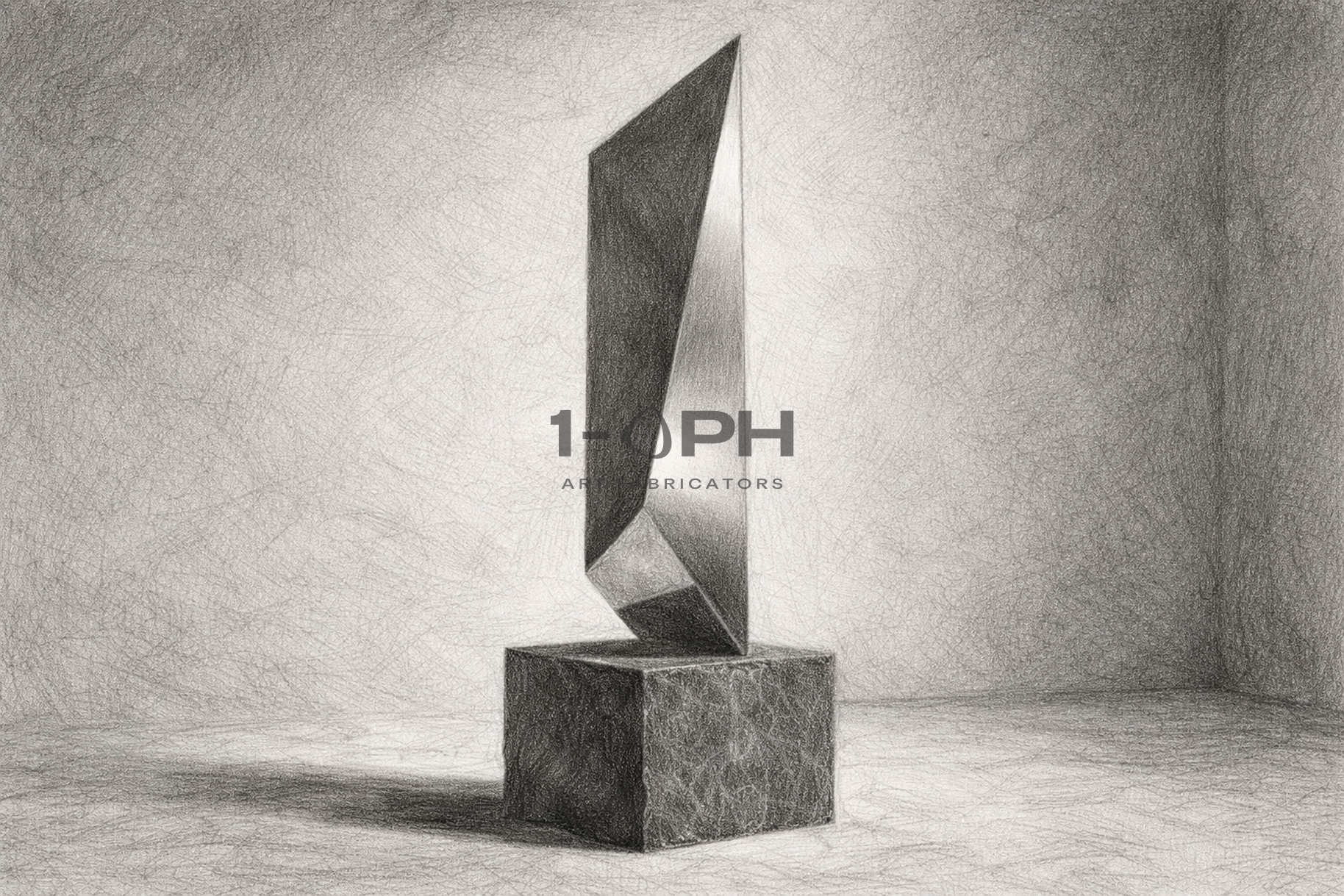 Obsidian Vector — Architectural Mirror Monolith