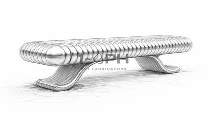 AeroWave Stainless Steel Bench