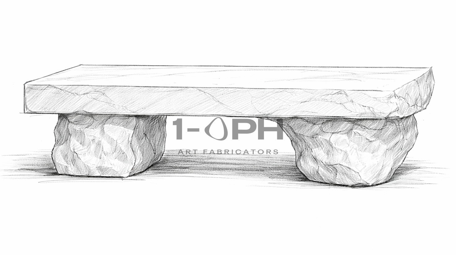 Carrara Raw Balance Bench
