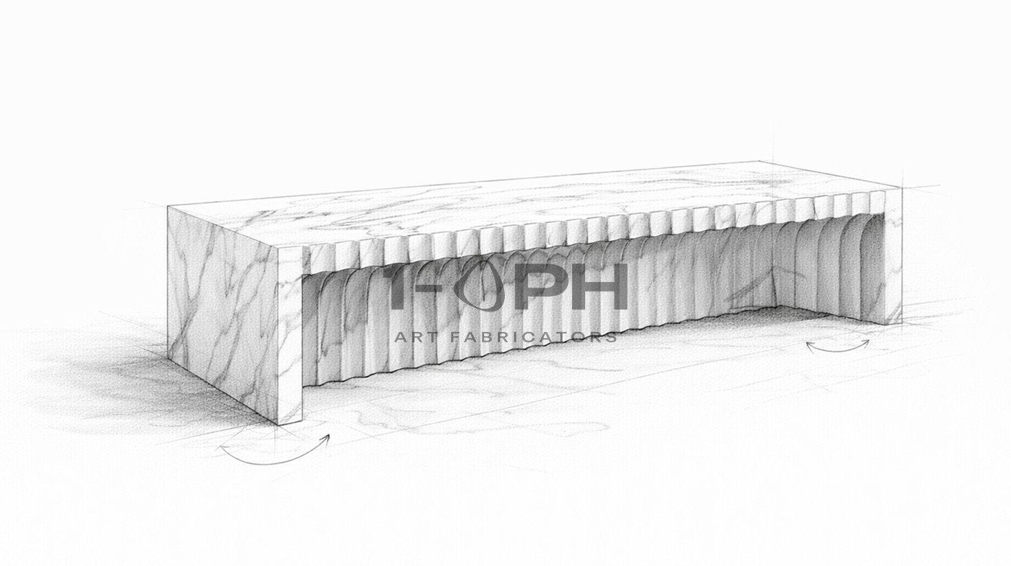 FALAJ MONOLITH BENCH I