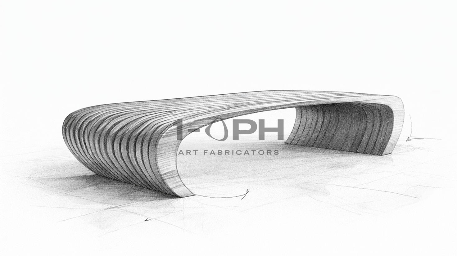 NOCTIS ARC BENCH XXV
