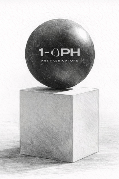 ORBIT I — Sphere on Mirror Plinth