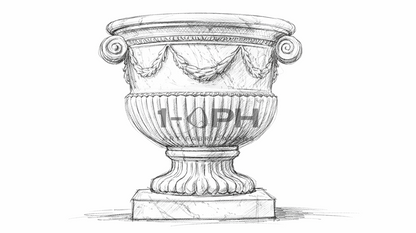 Garland Estate Marble Urn Planter
