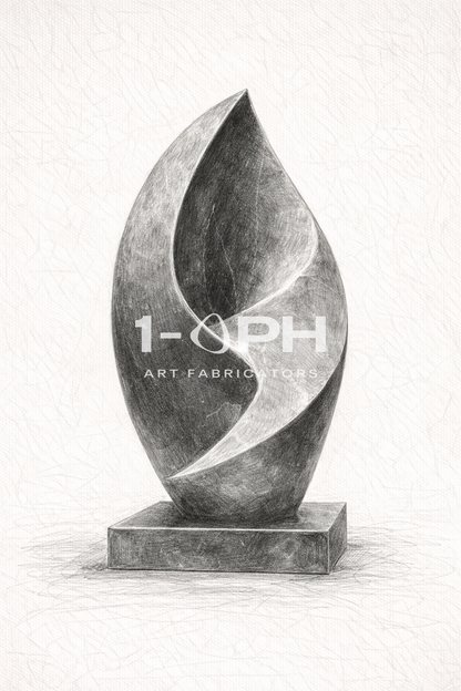 Emerald Veil — Collectible Marble Sculpture