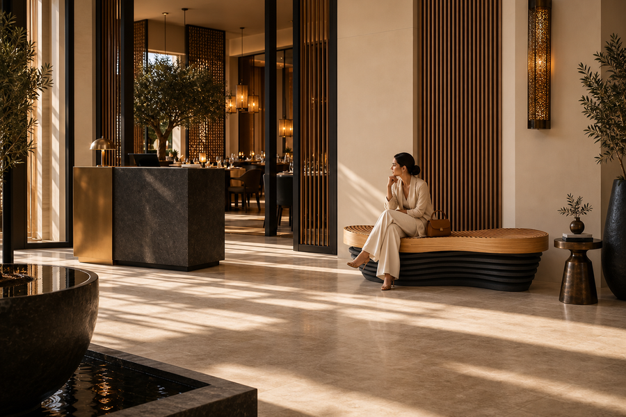 STRATA FUSION BENCH XXVI, shown in a room setting, at full scale